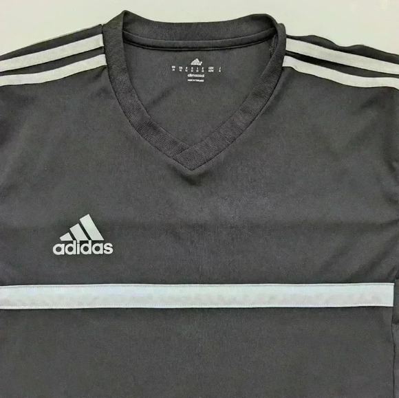 Adidas Men's Climacool Sample Black Soccer Jersey Shirt Size M - Picture 4 of 7